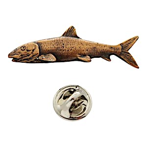 Bonefish Pin ~ Antiqued Copper ~ Lapel Pin ~ Sarah's Treats & Treasures