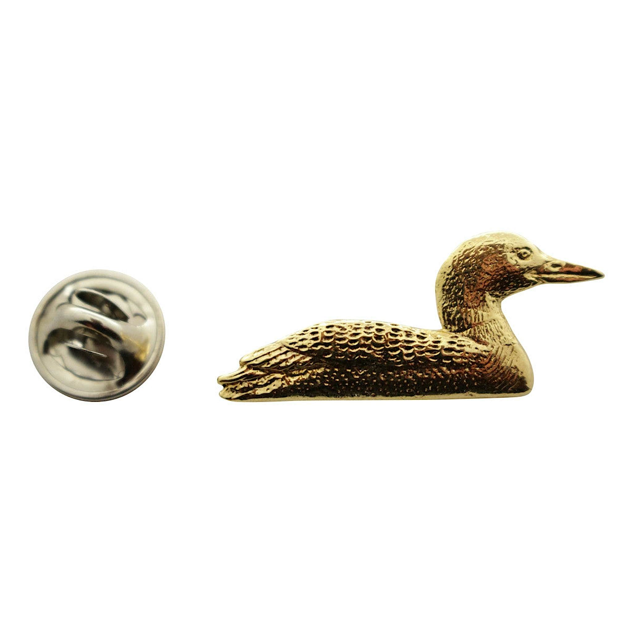Loon Pin ~ 24K Gold ~ Lapel Pin ~ 24K Gold Lapel Pin ~ Sarah's Treats & Treasures