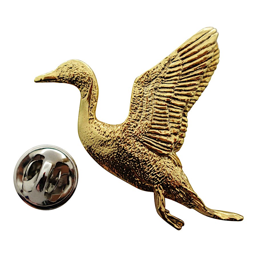 Pintail Pin ~ 24K Gold ~ Lapel Pin ~ 24K Gold Lapel Pin ~ Sarah's Treats & Treasures
