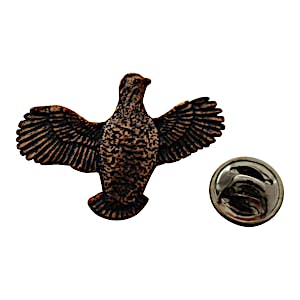 Bobwhite Pin ~ Antiqued Copper ~ Lapel Pin ~ Sarah's Treats & Treasures