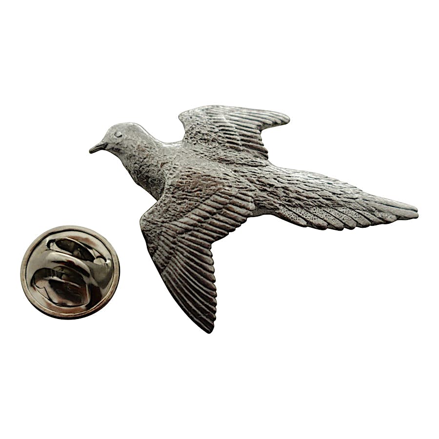 Dove Pin ~ Antiqued Pewter ~ Lapel Pin ~ Sarah's Treats & Treasures