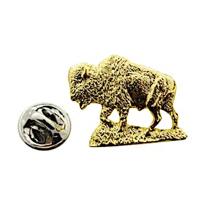 Buffalo Pin ~ 24K Gold ~ Lapel Pin ~ 24K Gold Lapel Pin ~ Sarah's Treats & Treasures