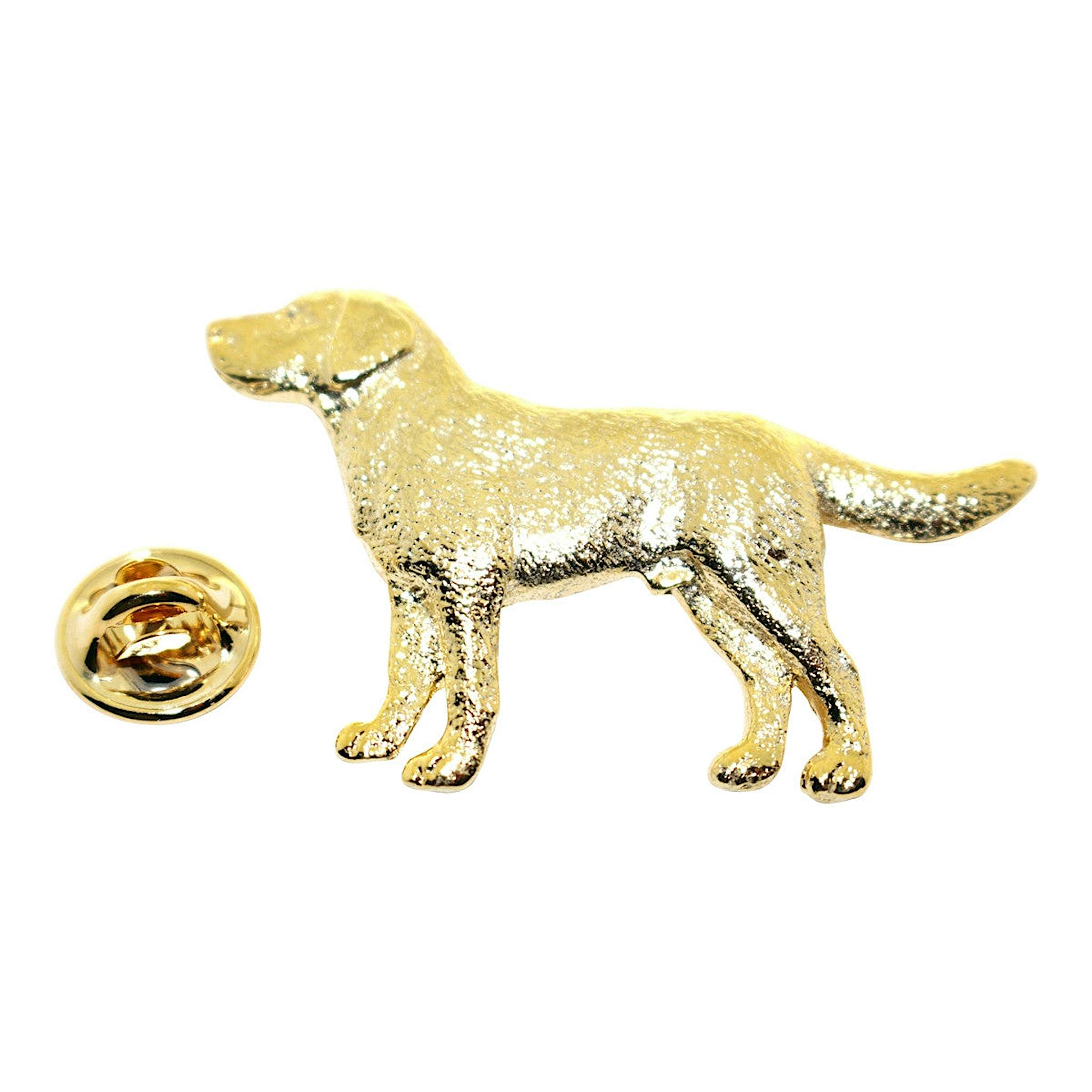 Labrador or Lab Pin ~ 24K Gold ~ Lapel Pin ~ 24K Gold Lapel Pin ~ Sarah's Treats & Treasures