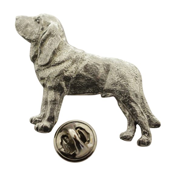 Bloodhound Pin ~ Antiqued Pewter ~ Lapel Pin ~ Sarah's Treats & Treasures