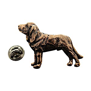 Bloodhound Pin ~ Antiqued Copper ~ Lapel Pin ~ Sarah's Treats & Treasures