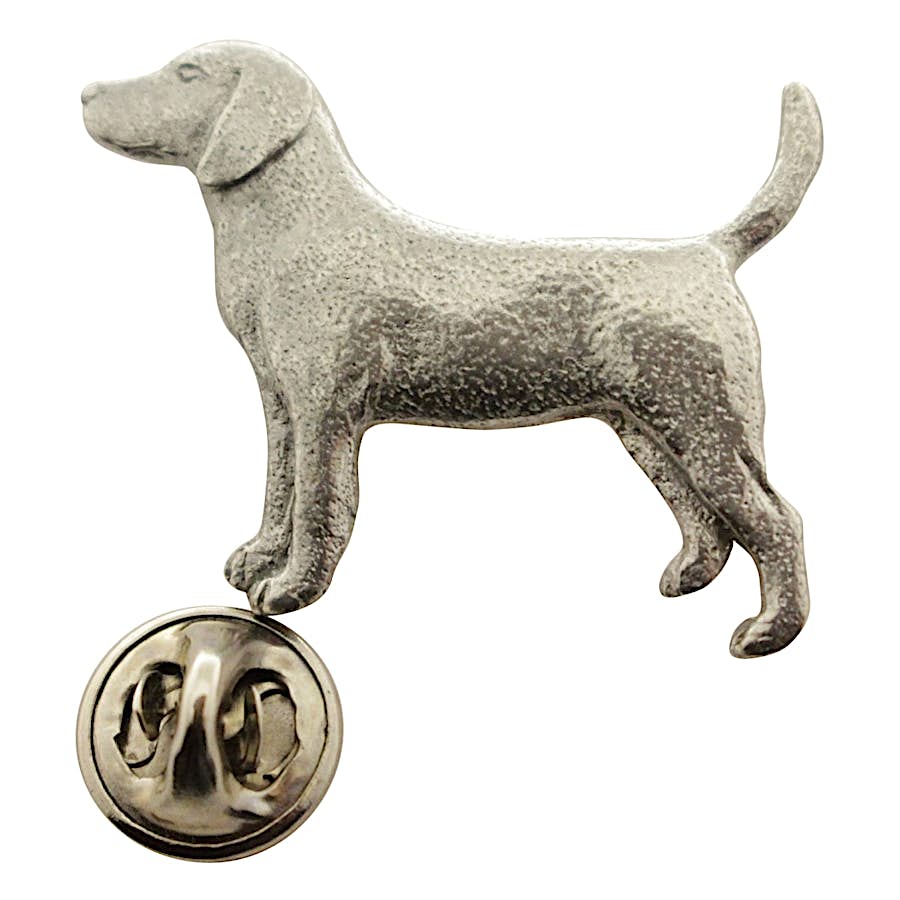 Beagle Pin ~ Antiqued Pewter ~ Lapel Pin ~ Sarah's Treats & Treasures