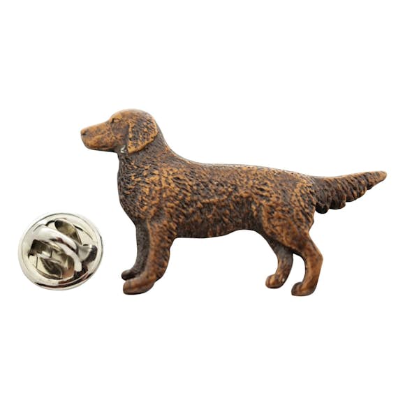 Golden Retriever Pin ~ Antiqued Copper ~ Lapel Pin ~ Sarah's Treats & Treasures