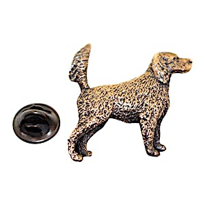 English Setter With Tail Up Dog Pin ~ Antiqued Copper ~ Lapel Pin ~ Sarah's Treats & Treasures