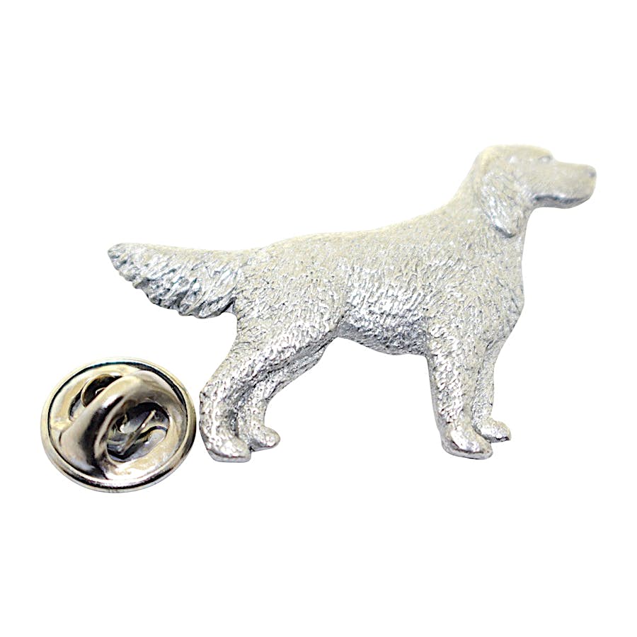 English Setter Dog Pin ~ Antiqued Pewter ~ Lapel Pin ~ Sarah's Treats & Treasures