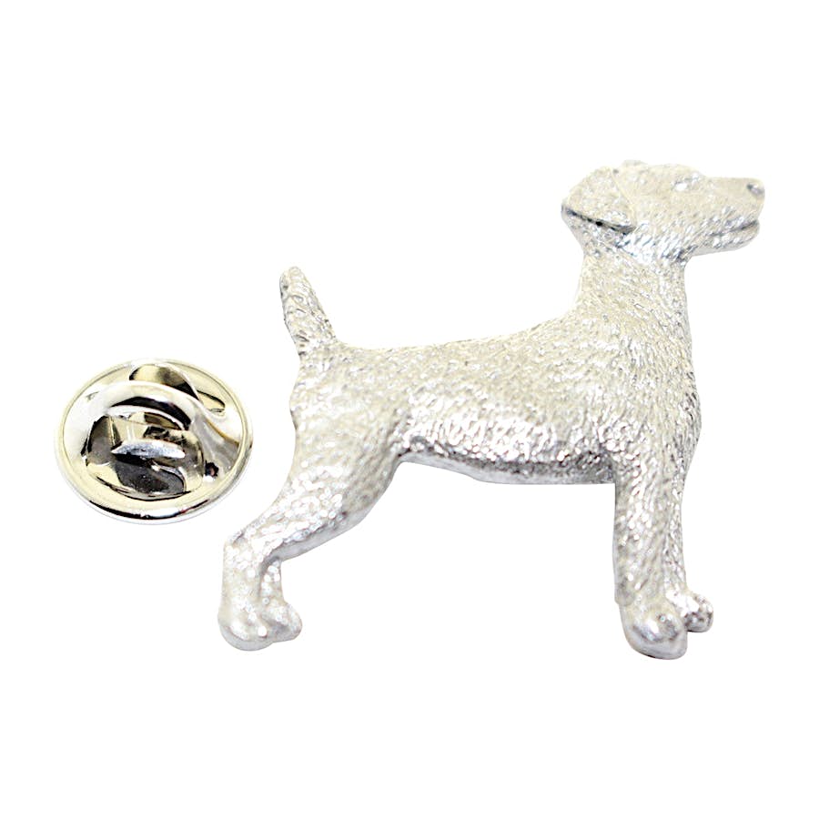 Jack Russell Terrier Pin ~ Antiqued Pewter ~ Lapel Pin ~ Sarah's Treats & Treasures