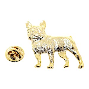 French Bulldog Pin ~ 24K Gold ~ Lapel Pin ~ 24K Gold Lapel Pin ~ Sarah's Treats & Treasures