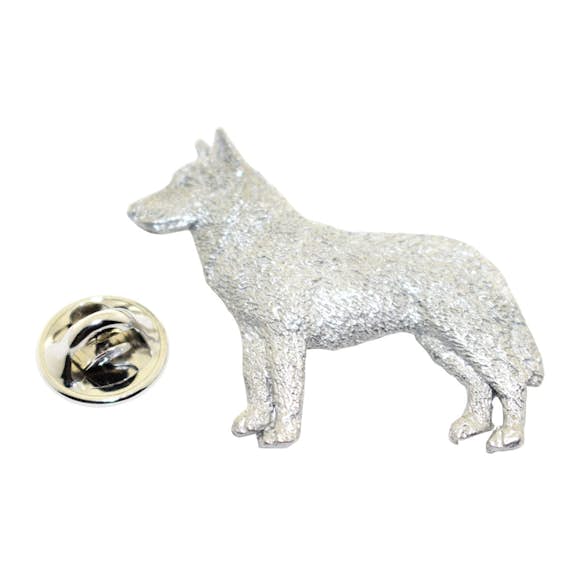 Husky Pin ~ Antiqued Pewter ~ Lapel Pin ~ Sarah's Treats & Treasures