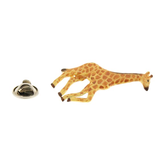 Giraffe Pin ~ Hand Painted ~ Lapel Pin ~ Hand Painted Lapel Pin ~ Sarah's Treats & Treasures