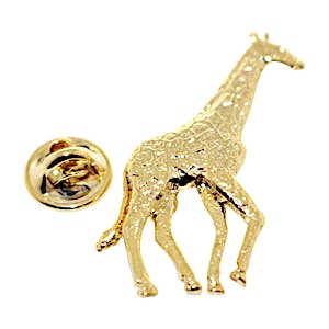 Giraffe Pin ~ 24K Gold ~ Lapel Pin ~ 24K Gold Lapel Pin ~ Sarah's Treats & Treasures