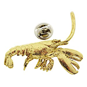 Lobster Pin ~ 24K Gold ~ Lapel Pin ~ 24K Gold Lapel Pin ~ Sarah's Treats & Treasures