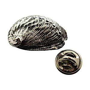 Abalone Shell Pin ~ Antiqued Pewter ~ Lapel Pin ~ Sarah's Treats & Treasures