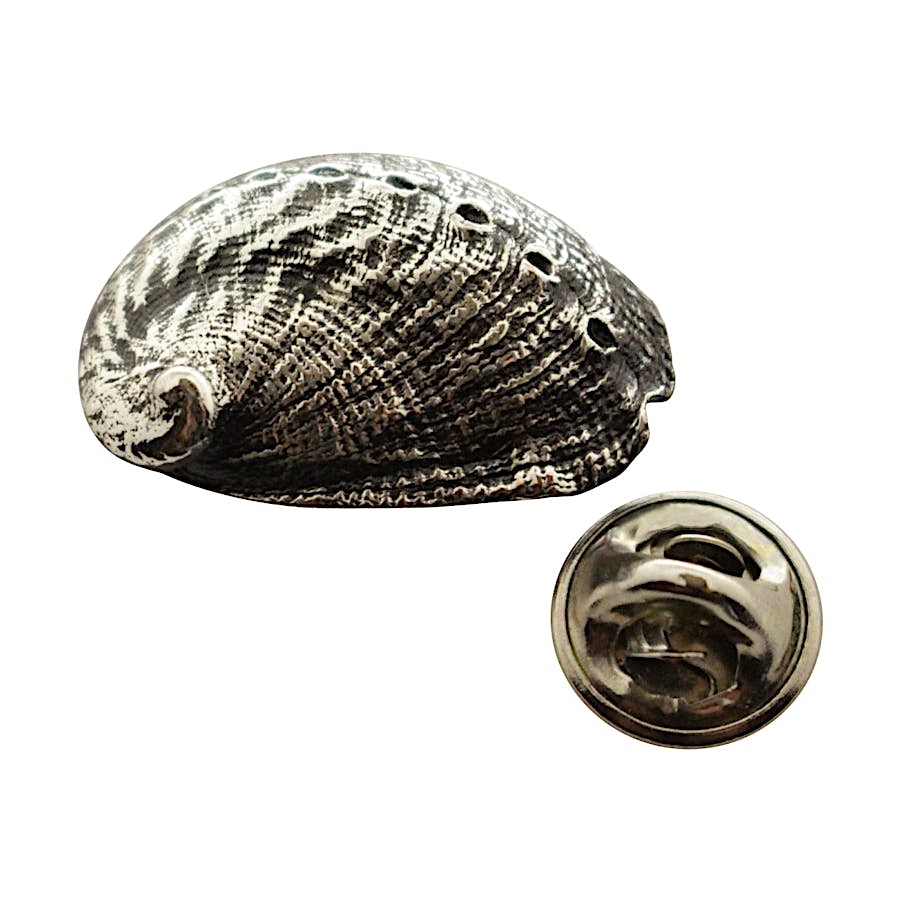 Abalone Shell Pin ~ Antiqued Pewter ~ Lapel Pin ~ Sarah's Treats & Treasures