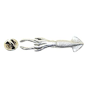 Squid Pin ~ Antiqued Pewter ~ Lapel Pin ~ Sarah's Treats & Treasures