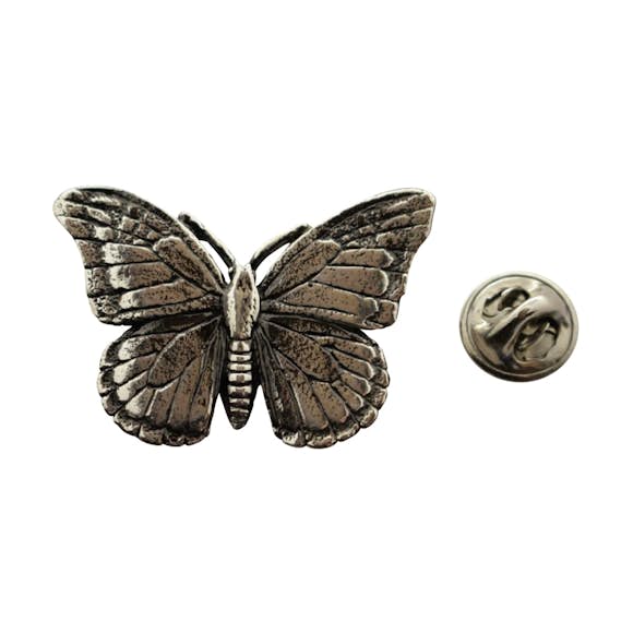 Monarch Butterfly Pin ~ Antiqued Pewter ~ Lapel Pin ~ Sarah's Treats & Treasures