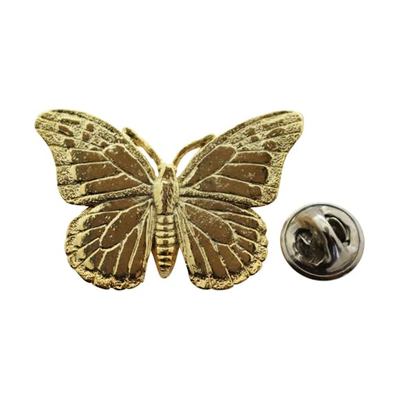Monarch Butterfly Pin ~ 24K Gold ~ Lapel Pin ~ Sarah's Treats & Treasures