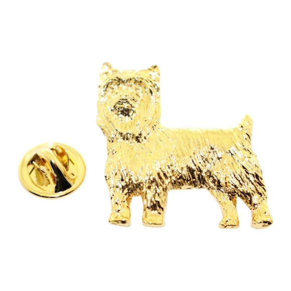 Yorkshire Terrier or Yorkie Pin ~ 24K Gold ~ Lapel Pin ~ Sarah's Treats & Treasures