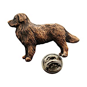 Bernese Mountain Dog Pin ~ Antiqued Copper ~ Lapel Pin ~ Sarah's Treats & Treasures