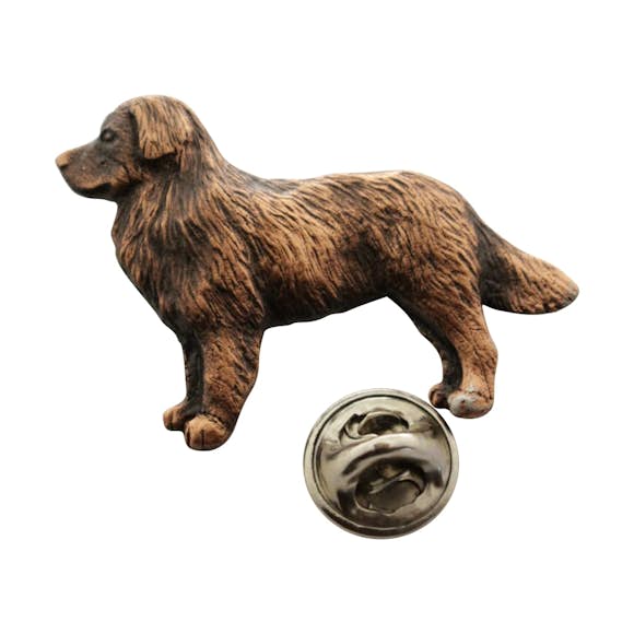 Bernese Mountain Dog Pin ~ Antiqued Copper ~ Lapel Pin ~ Sarah's Treats & Treasures