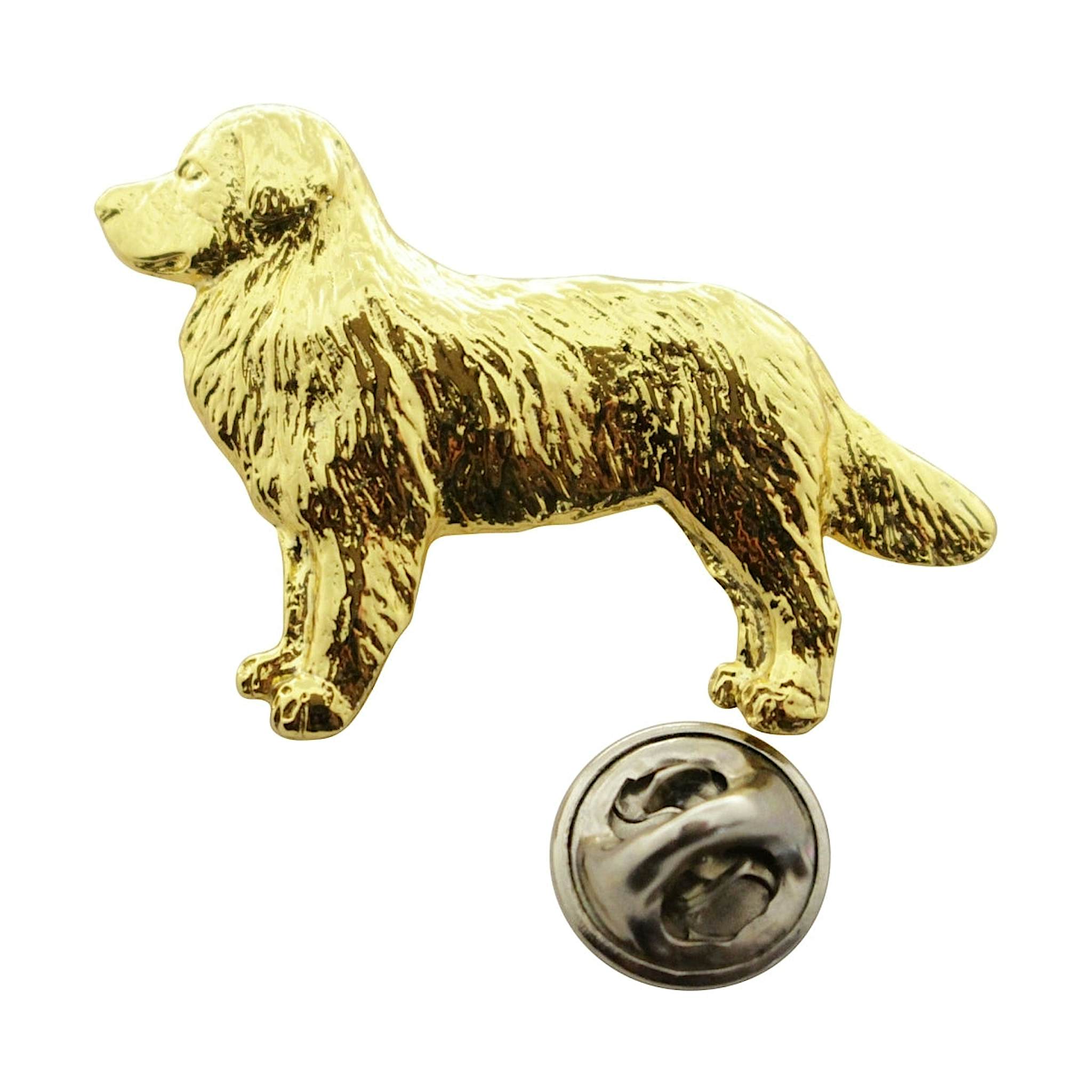 Bernese Mountain Dog Pin ~ 24K Gold ~ Lapel Pin ~ Sarah's Treats & Treasures