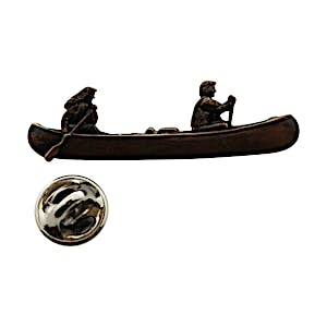 Canoe Pin ~ Antiqued Copper ~ Lapel Pin ~ Sarah's Treats & Treasures