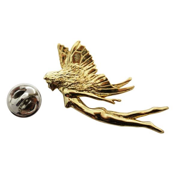 Fairy Pin ~ 24K Gold ~ Lapel Pin ~ 24K Gold Lapel Pin ~ Sarah's Treats & Treasures
