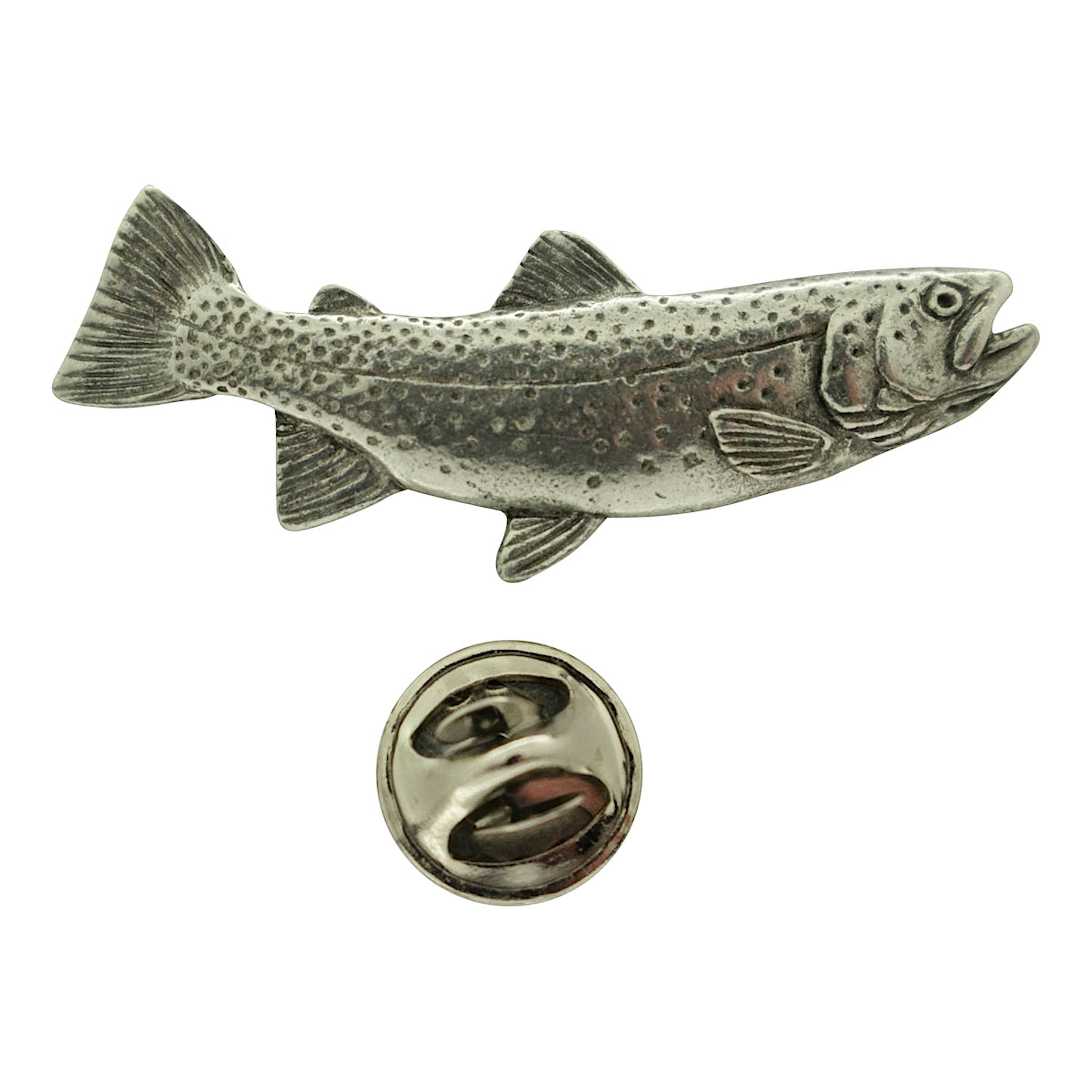 Cutthroat Trout Pin ~ Antiqued Pewter ~ Lapel Pin ~ Antiqued Pewter Lapel Pin ~ Sarah's Treats & Treasures