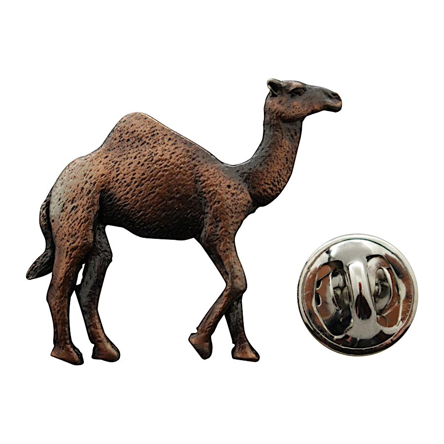 Camel Pin ~ Antiqued Copper ~ Lapel Pin ~ Sarah's Treats & Treasures