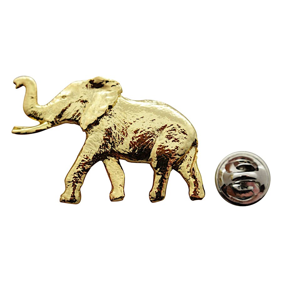 Elephant Pin ~ 24K Gold ~ Lapel Pin ~ Sarah's Treats & Treasures