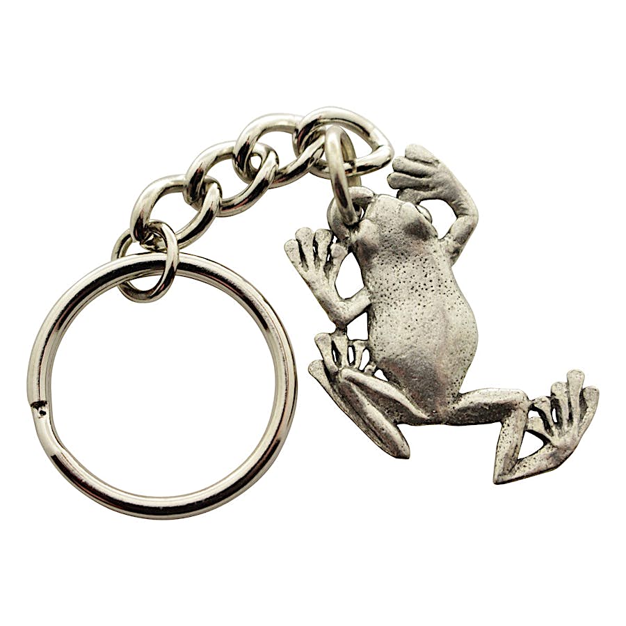 Tree Frog Keychain ~ Antiqued Pewter ~ Keychain ~ Antiqued Pewter Keychain ~ Sarah's Treats & Treasures