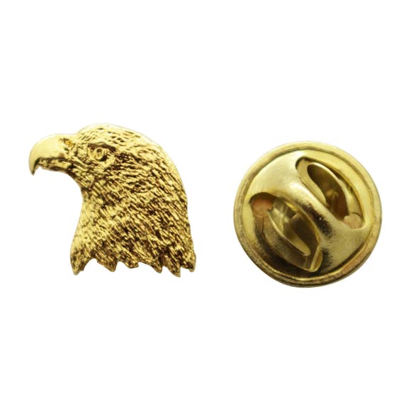 Eagle Mini Pin ~ 24K Gold ~ Miniature Lapel Pin ~ Sarah's Treats & Treasures