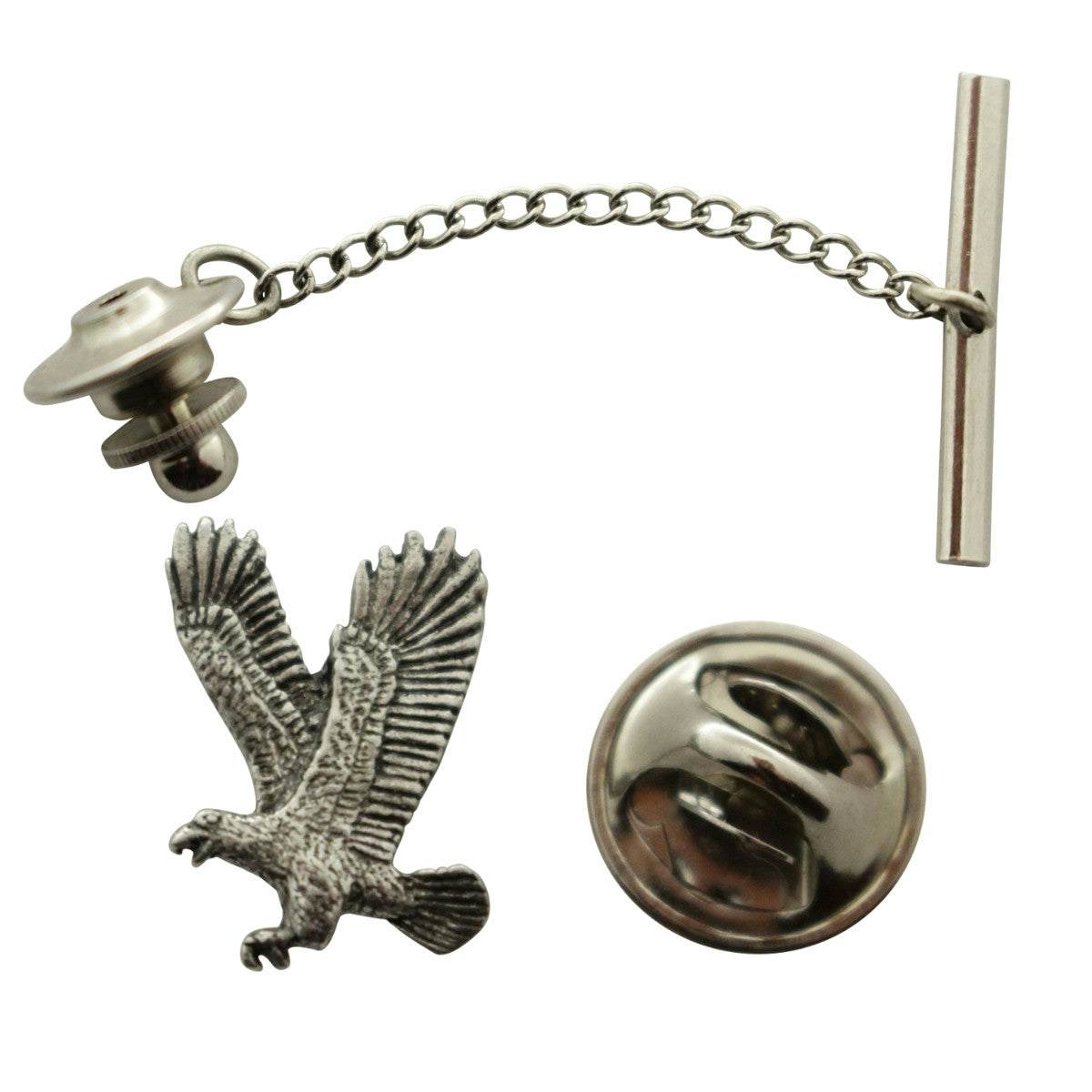 Rooster Tie Tack ~ Antiqued Pewter ~ Tie Tack or Pin ~ Sarah's Treats & Treasures