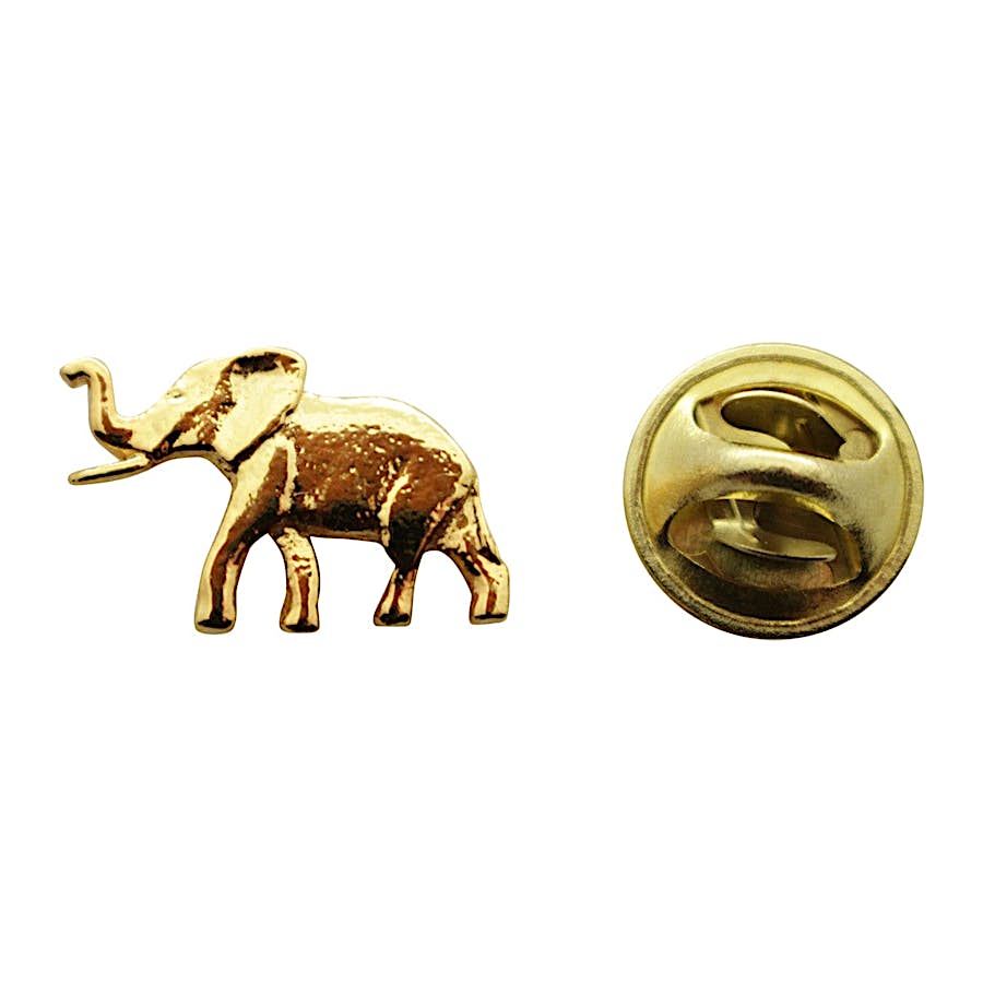Elephant Mini Pin ~ 24K Gold ~ Miniature Lapel Pin ~ 24K Gold Miniature Lapel Pin ~ Sarah's Treats & Treasures
