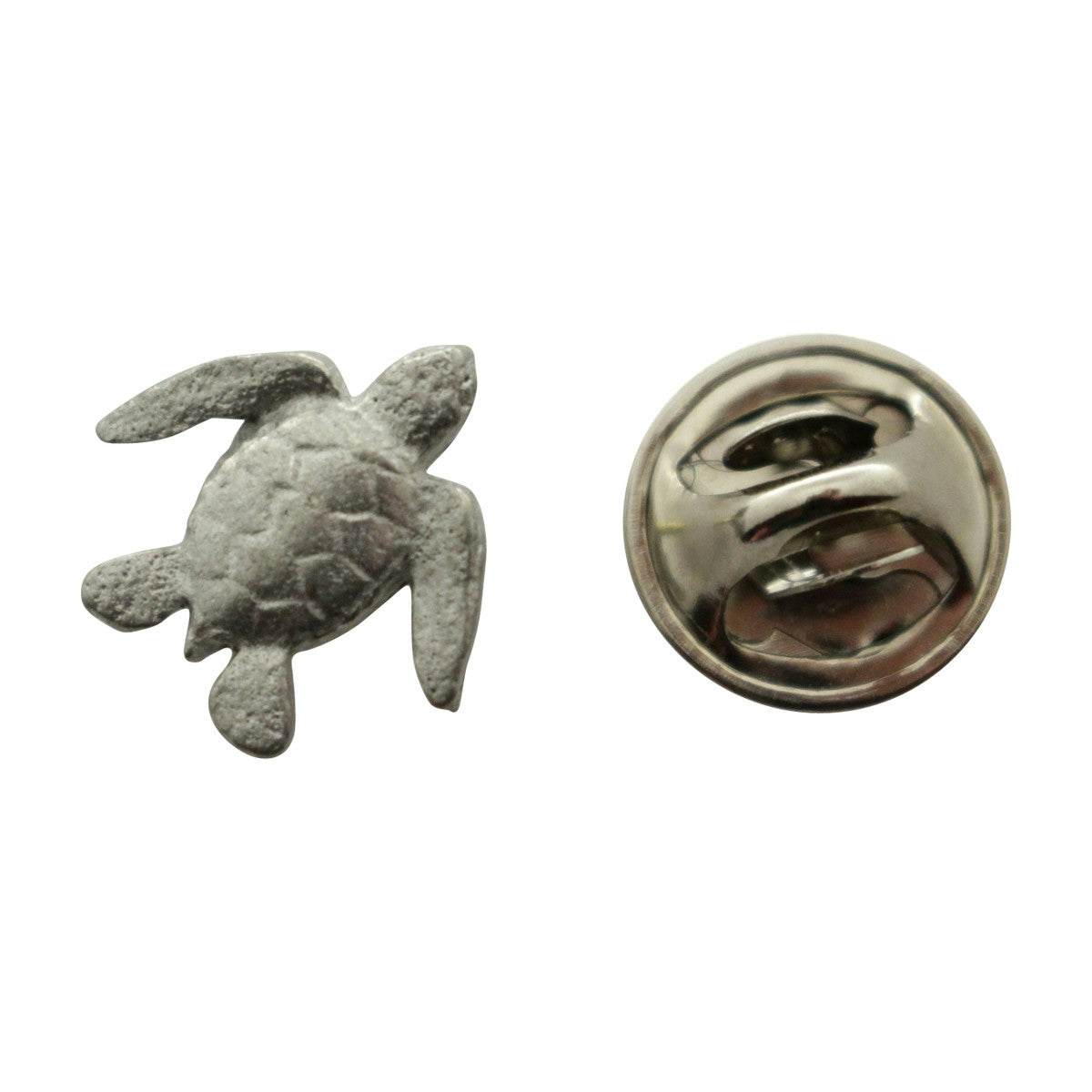 Sarahs Treats & Treasures Elephant Tie Tack ~ Antiqued Pewter ~ Tie Tack or Pin 