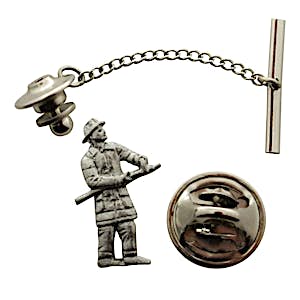 Fireman Tie Tack ~ Antiqued Pewter ~ Tie Tack or Pin ~ Antiqued Pewter Tie Tack or Pin ~ Sarah's Treats & Treasures