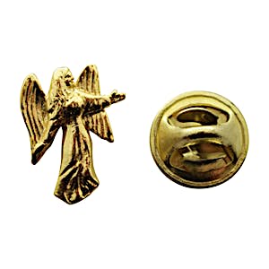 Angel Mini Pin ~ 24K Gold ~ Miniature Lapel Pin ~ Sarah's Treats & Treasures